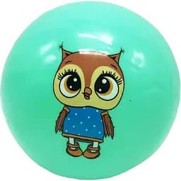 Мяч детский Bambi Животные 15 см бирюзовый (RB2111(Turquoise))