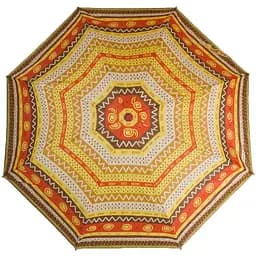 Женский складной зонтик механический Airton 98 см желтый
