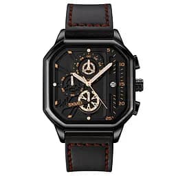 Наручний годинник чоловічий 1963BKRG Black-Rose-Gold Skmei acs0030461