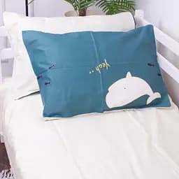 Простирадло MirSon Kids Time Сатін, 22-1219, Whale