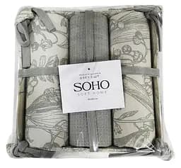 Набір рушників Soho 40x60см Grey 3 шт pbe0050665 - мініатюра 2