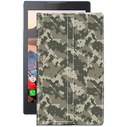 Чехол StatusCASE из экокожи для планшета Lenovo Tab 3 TB3-730X Хаки-зеленый