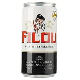 Пиво Filou, світле, нефільтроване, 8,5%, з/б, 0,25 л (821006)