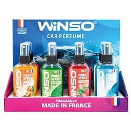 Ароматизатор Winso Pump Spray MIX №2, 75мл, 12шт набор (500002)
