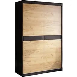 Шкаф-купе Эверест Соната 1400 двухдверный 140х60х217 венге темный/дуб крафт золотой (EVR-2396)