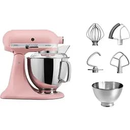 Планетарний міксер KitchenAid Artisan 4.8 л суха троянда (5KSM175PSEDR) - мініатюра 4