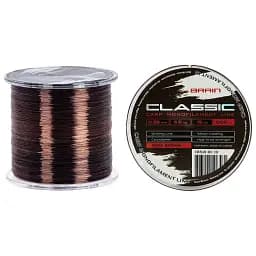 Волосінь Brain Classic Carp Line (dark brown) 600 м 0.25 мм 15 lb 6.6 кг