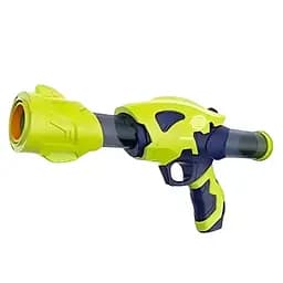 Автомат з мішенню NL 08 U Динозавр, електронне табло, звук, 2 автомати, 24 м'які кульки, зелений колір