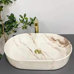 Умивальник VBI Verona 60 onyx glossy накладний VBI-011322 - мініатюра 4
