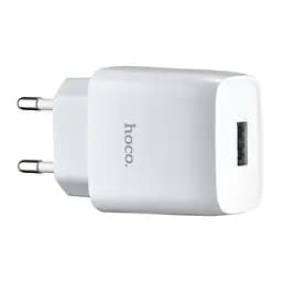 Сетевые зарядные устройства Hoco C72A Glorious single port charger ( EU ) Белый