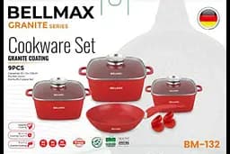 Набір посуду Cookware Set BM-132 RED - мініатюра 2