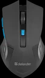 Мишка Defender Accura MM-275 Black-Blue (52275)