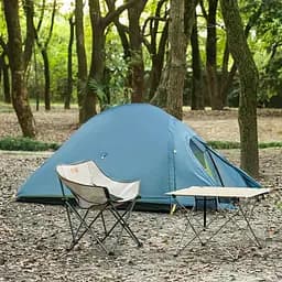 Крісло складане Naturehike NH20JJ022 600D Oxford Cotton / сталь, бежевий - мініатюра 5
