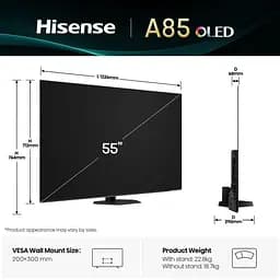 LED-телевізор Hisense 55A85Q (7134193) - мініатюра 2