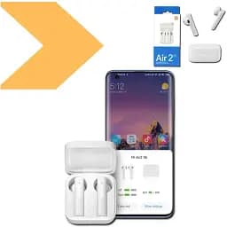Бездротова стерео гарнітура Xiaomi Air 2 TWS з чистим звуком (23759-01_669) - мініатюра 8
