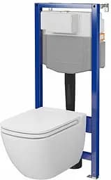 Комплект инсталляция Cersanit Aqua 50 QF + унитаз Cersanit Caspia с сиденьем duraplast Soft Close S701-803