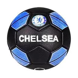 Футбольний м’яч Chelsea  №5 для гри на вулиці синьо-чорний
