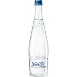 Вода мінеральна Карпатська Джерельна сильногазована 0.5 л (955102)