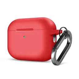 Силіконовий чохол для навушників Apple AirPods Pro 2 2022, Hang Case, червоний, ультратонкий захисний кейс товщиною 2 мм, захист від подряпин, пилу та ударів, компактний, з карабіном для кріплення, ArmorStandart (ARM68597)