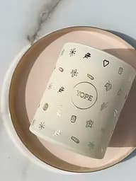 Свічка декоративна Yope Vanilla 9.8 х 8.3 см біла  200 мл - мініатюра 4