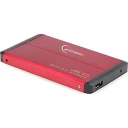 Зовнішня кишеня Gembird для підключення SATA HDD 2.5, USB 3.0, Red (EE2-U3S-2-R)