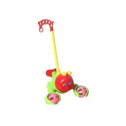 Дитяча каталка Bambi 198-13 на паличці Зелено-Червоний