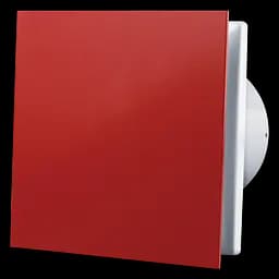 Декоративний малошумний вентилятор Vents 100 Солид червоний