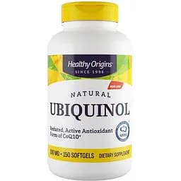 Естественная добавка Healthy Origins Natural Ubiquinol 100 mg 150 капсул