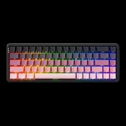 Клавиатура Ajazz AK680 Max RGB Side Printed Pink Black