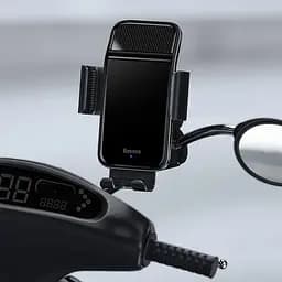 Тримач BASEUS Smart Solar Power Wireless Cycling Electric Holder (SUZG010001) - мініатюра 8