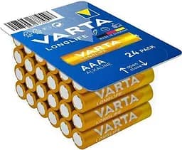 VARTA Батарейка Varta Longlife лужна AAA блістер, 24 шт