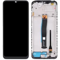 Дисплей Xiaomi Redmi 10C /Poco C40 чорний, оригінал PRC, з рамкою