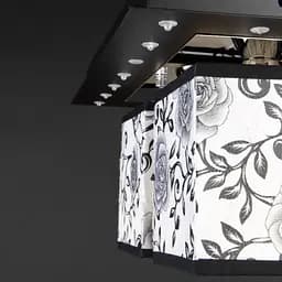 Люстра Brille стельова з підсвічуванням смарт LED E14 40W BK (BKL-624C/4) - мініатюра 9