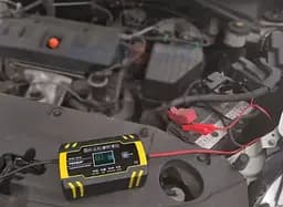 Зарядний пристрій для автомобільного акумулятора Foxsur 12V-8A/24V-4A 12V-8A - мініатюра 4