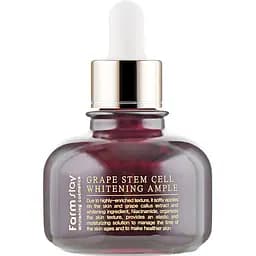 Ампульна сироватка FarmStay Grape Stem Cell Whitening Ampule, з фітостовбуровими клітинами винограду, 30 мл