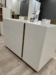 Комод Perfect Home Арко / Arco 3-дверний 3D/138 Білий глянець/дуб грандсон (PFH-091033) - мініатюра 6