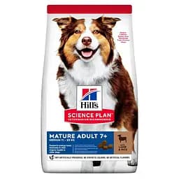Сухий корм Hill’s SP Mature Adult 7+ Medium Breed для собак середніх порід від 7 років з ягням і рисом 14 кг