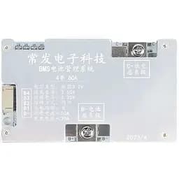 BMS плата Changfa LiFePO4  14.6V 4S 60A (100x56x8mm)