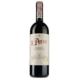 Вино Le Pitre Primitivo di Manduria DOC, червоне, сухе, 14,5%, 0,75 л