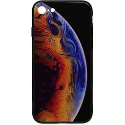 Чохол-накладка Toto Print Glass Space Case Apple iPhone 7/8/SE 2020 Violet