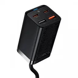 Мережевий зарядний пристрій Baseus GaN3 Pro 2C+2U 65W CCGP040001 Black