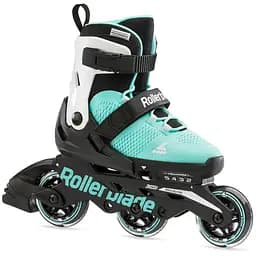 Дитячі ролики Rollerblade Microblade 3WD 28-32 Білий-Блакитний
