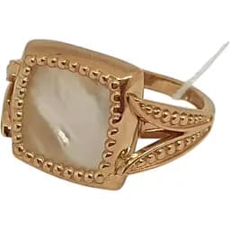 Золоте кільце Tango з перламутром. 369646 17