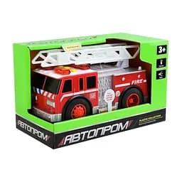 Дитяча автомодель "Пожежна служба" АвтоПром 7992, 19 см, звукові та світлові ефекти