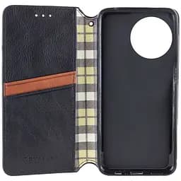 Шкіряний чохол-книжка Getman Cubic PU для Realme 11 4G Чорний - мініатюра 4
