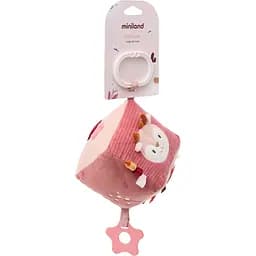 Сенсорний підвісний кубик Miniland Baby Deer (97373)