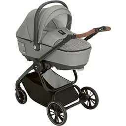 Універсальна коляска 3 в 1 Cam Techno Soul 4Seasons рама чорний карбон сіра (805T/V98/982/727K)