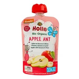 Пюре Holle Apple Ant, с яблоком, бананом и грушей, 100 г