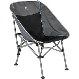 Стул раскладной Bo-Camp Deluxe Extra Compact Anthracite черный с серым (1204749)