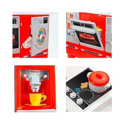 Дитяча ігрова кухня Molto Gourmet Kitchen зі світлом та звуковими ефектами 28 предметів блакитна (22170) - мініатюра 4